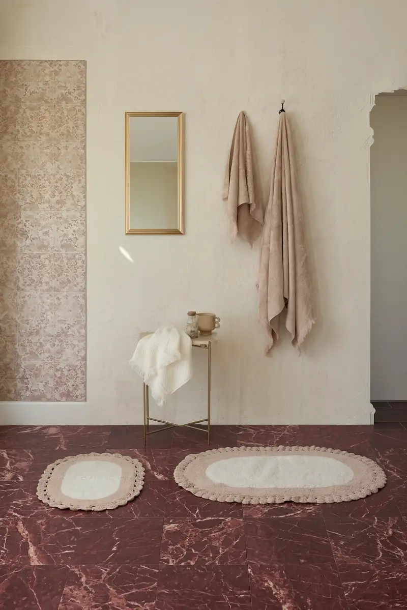 Belina Bambu Büyük Banyo Havlusu 90x150 cm Whisper Pink