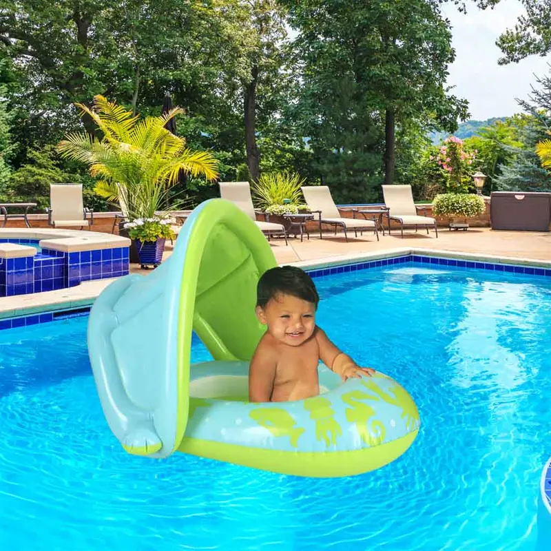 Bestway 1-2 Yaş 80x85 Cm Şişme Gölgelikli Deniz Havuz Çocuk Simiti