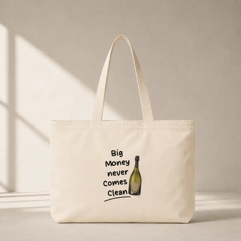 Big Money Never Comes Clean Club Tote Bag