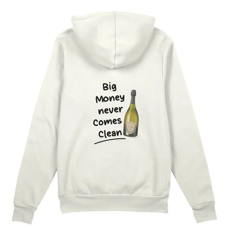 Big Money Never Comes Clean Oversize Hoodie