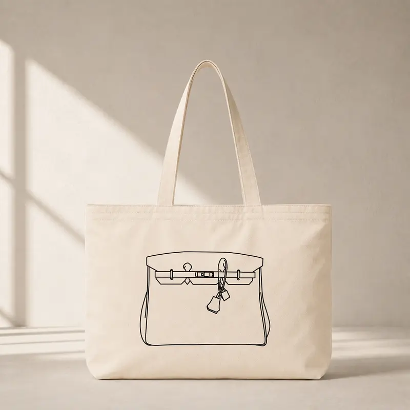 Birkin Line Club Tote Bag