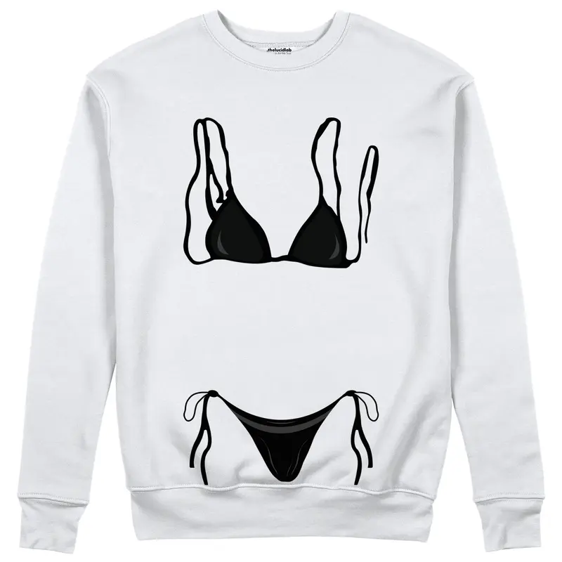 Black Bikini Sweatshirt