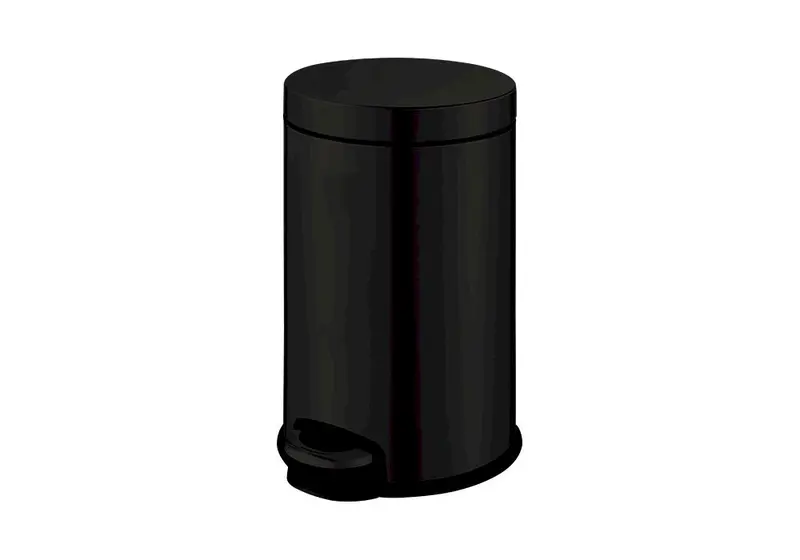 Bocchi Çöp Kovasi 5 Lt Pedalli Mat Si̇yah - 3900-0008-AB