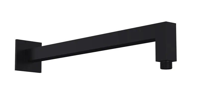 Bocchi Duvardan Tepe Duşu Kolu Kare 400 Mm - Mat Si̇yah - 5750-0001-AB