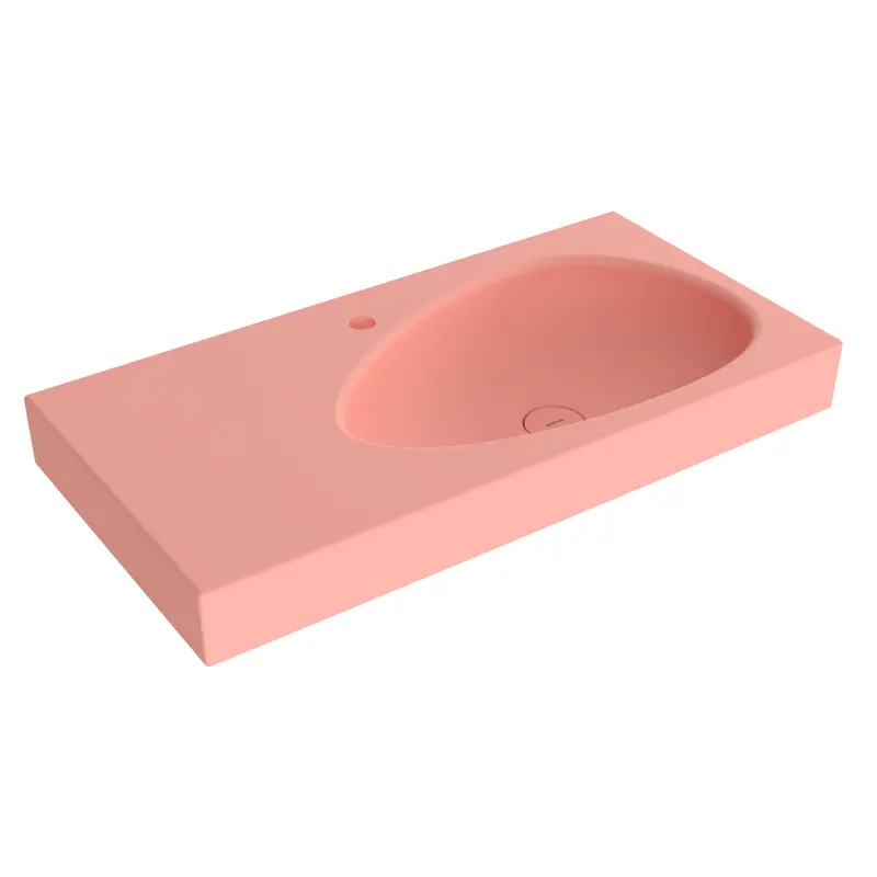 Bocchi Etna Etajerli̇ Lavabo 90 Cm - Deli̇kli̇ -mat Somon - 1115-032-0126