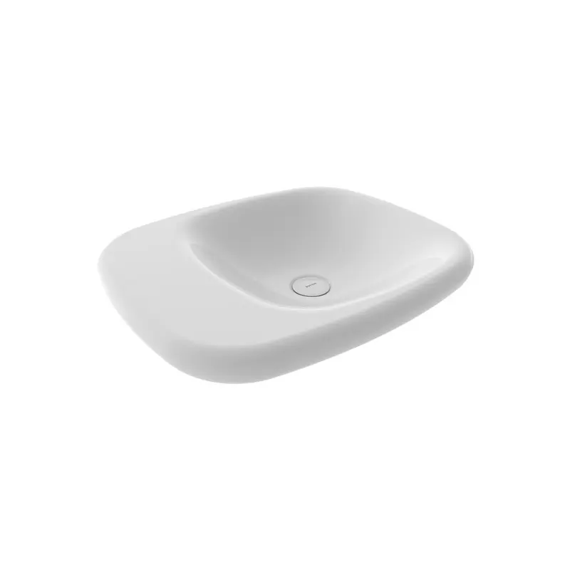 Bocchi Fenice Çanak Lavabo 54 Cm - Deli̇ksi̇z - Parlak Beyaz - 1489-001-0125