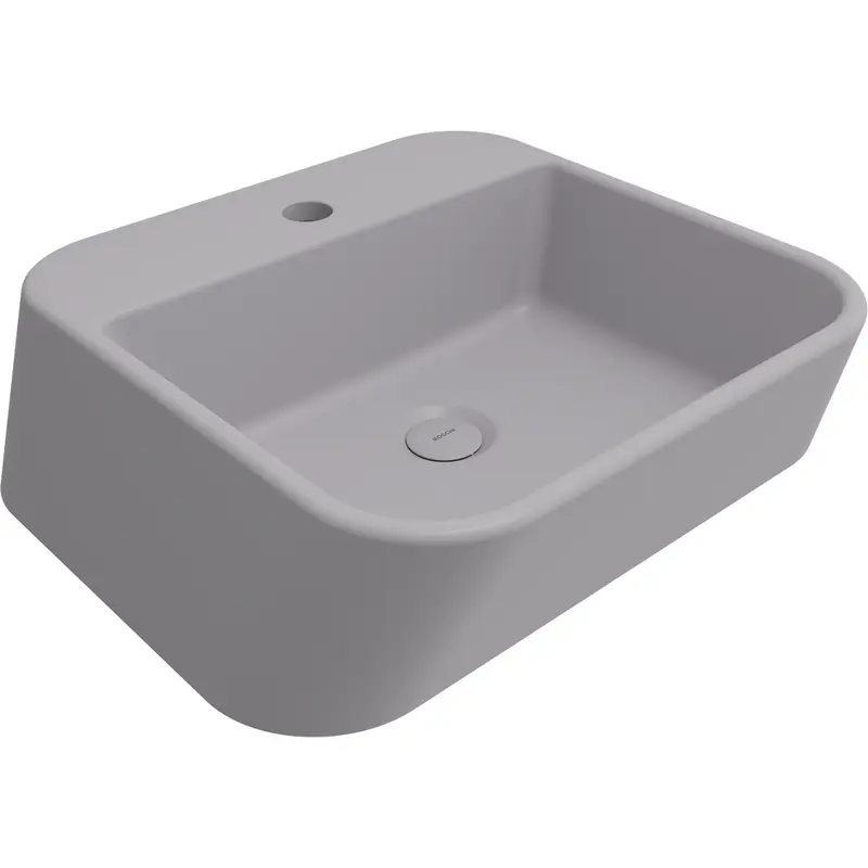 Bocchi Firenze Batarya Bankli Çanak Lavabo - Mat Gri̇ - 1074-006-0126