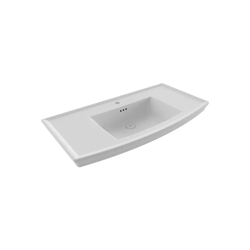 Bocchi Lavita Lavabo 100 Cm - Mat Beyaz - 1168-002-0126