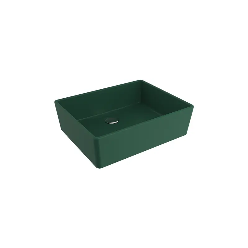 Bocchi Milano Çanak Lavabo 50 Cm - Mat Yeşi̇l - 1215-027-0125