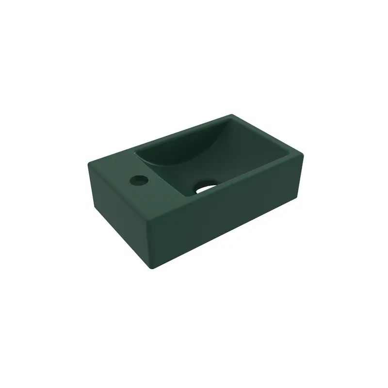 Bocchi Milano Dar Sol Lavabo 37 Cm - Mat Yeşi̇l - 1418-027-0126