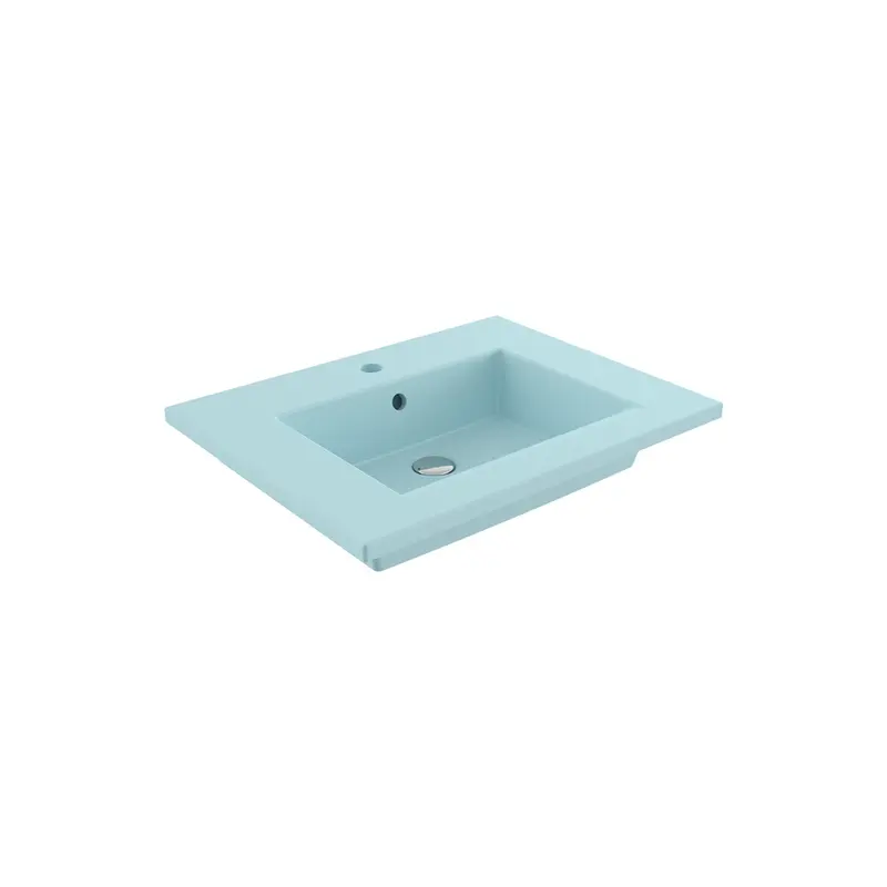 Bocchi Milano Etajerli̇ Lavabo 60 Cm - Mat Buz Mavi̇ - 1161-029-0126