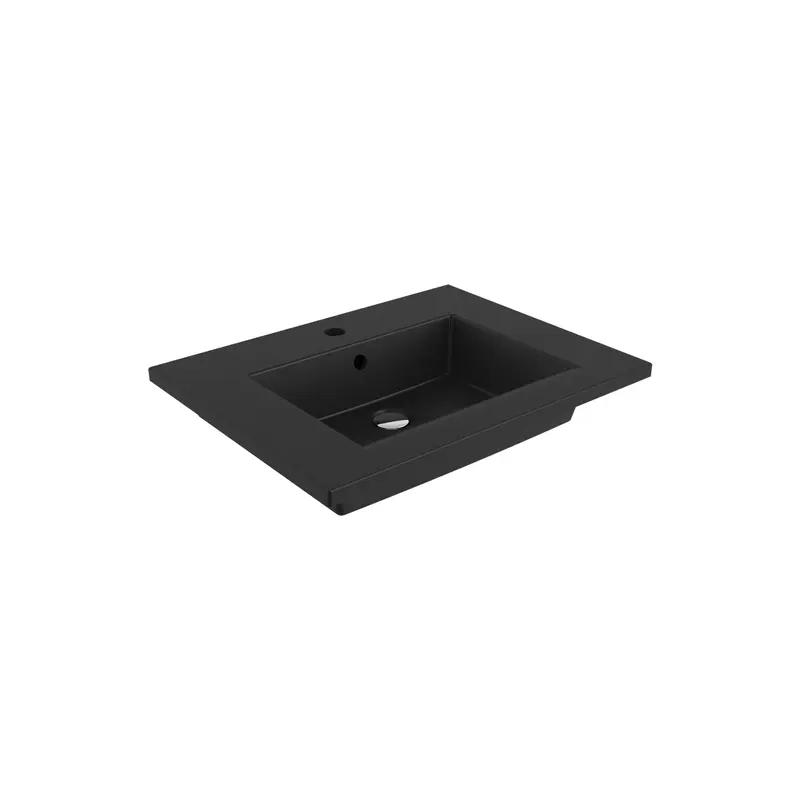 Bocchi Milano Etajerli̇ Lavabo 60 Cm - Mat Si̇yah - 1161-004-0126