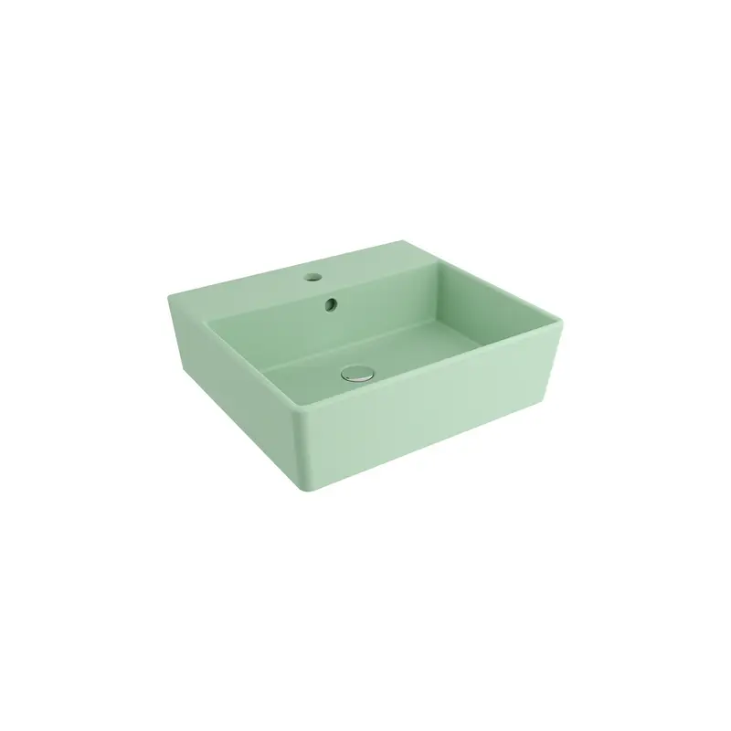 Bocchi Milano Lavabo 50 Cm - Mat Mi̇nt Yeşi̇l - 1216-033-0126