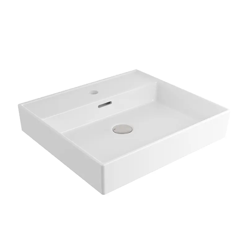 Bocchi Milano Lavabo 50 Cm - Parlak Beyaz - 1644-001-0126