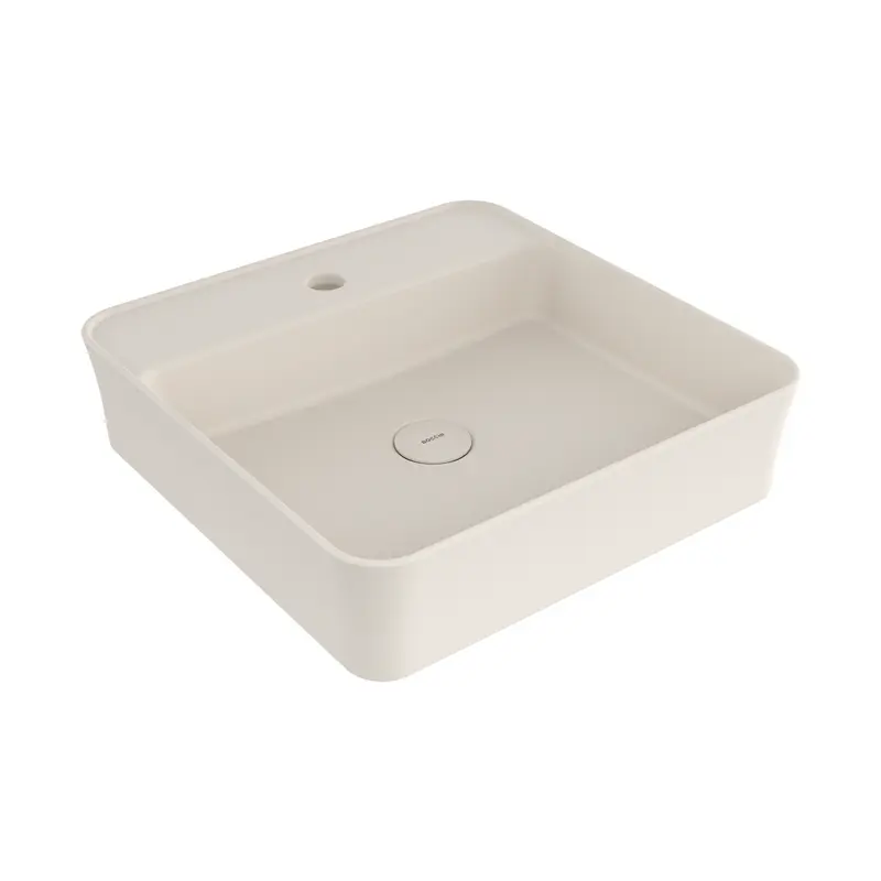 Bocchi Sottile Slim Line Batarya Bankli Kare Lavabo 45X45cm. Mat Jasmi̇n - 1598-007-0126