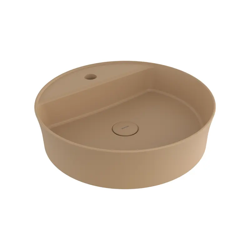 Bocchi Sottile Slim Line Batarya Bankli Yuvarlak Lavabo 45cm. Mat Kaşmi̇r - 1599-011-0126