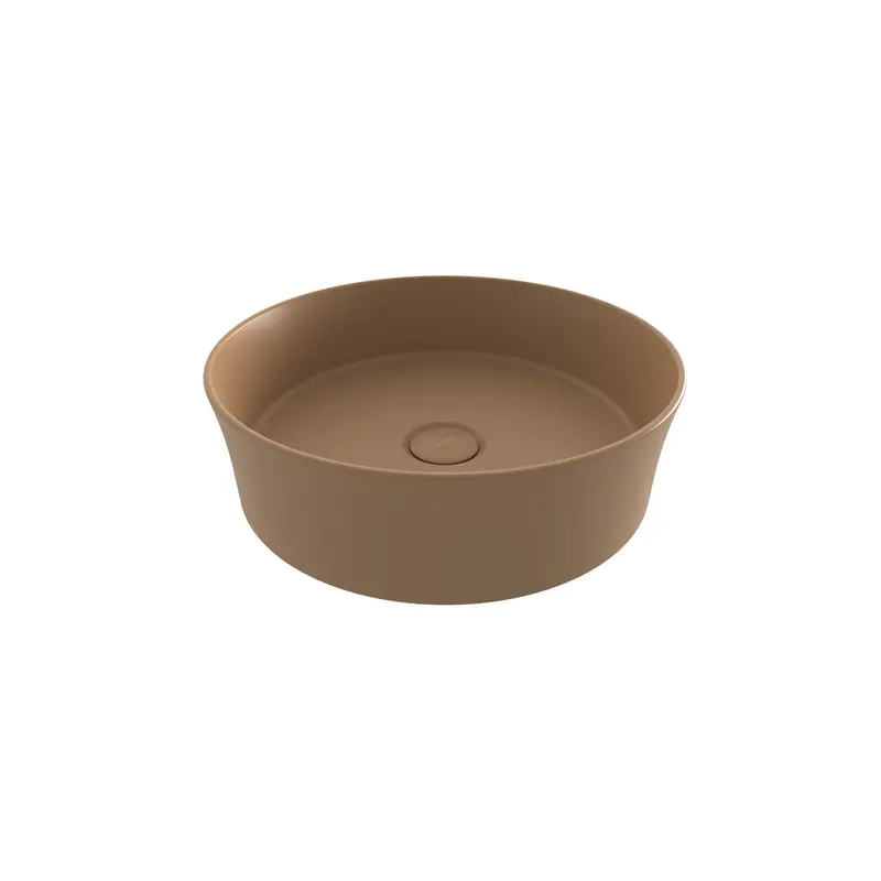 Bocchi Sottile Slim Line Tezgah Üstü Yuvarlak 38cm. Lavabo - Mat Kaşmi̇r - 1478-011-0125