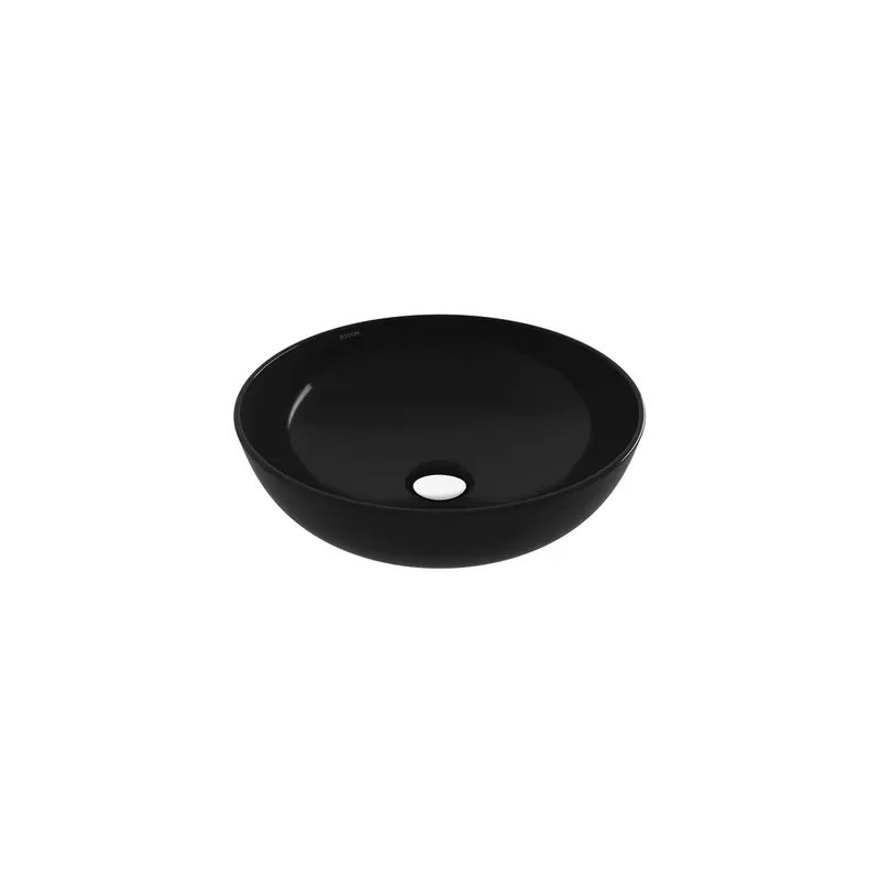 Bocchi Sottile Slim Line Tezgah Üstü Yuvarlak 38cm. Siğ Lavabo - P.si̇yah - 1494-005-0125