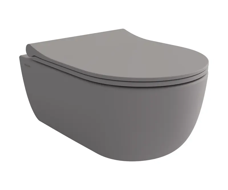 Bocchi V-tondo Rimless Asma Klozet - Mat Gri̇ - 1417-006-0128
