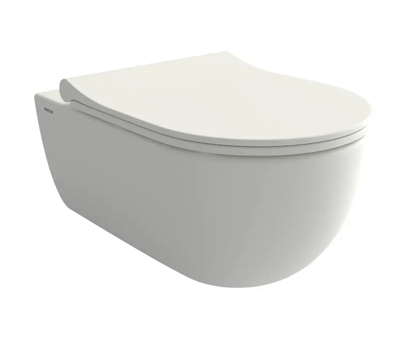 Bocchi V-tondo Rimless Asma Klozet - Taharet Borusuz - Mat Beyaz - 1416-002-0129