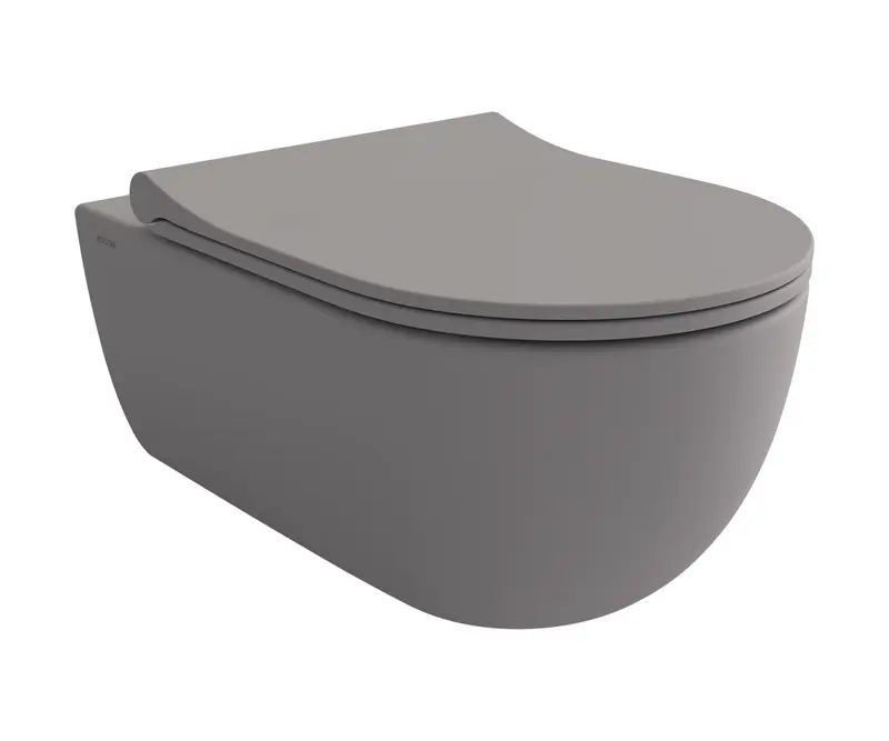 Bocchi V-tondo Rimless Asma Klozet - Taharet Borusuz - Mat Gri̇ - 1416-006-0129