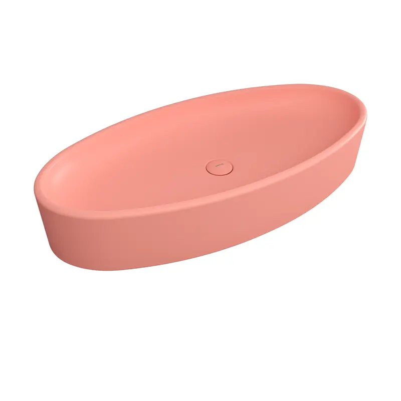 Bocchi Vessel Eli̇ps Çanak Lav. 85 Cm - Mat Somon - 1014-032-0125