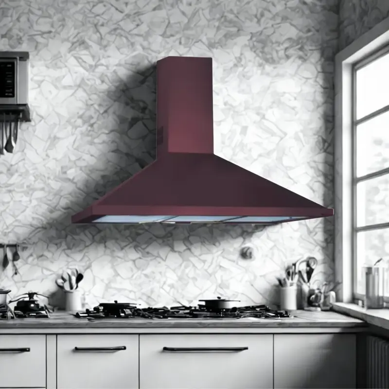 Bompani Rustico Burgundy Davlumbaz