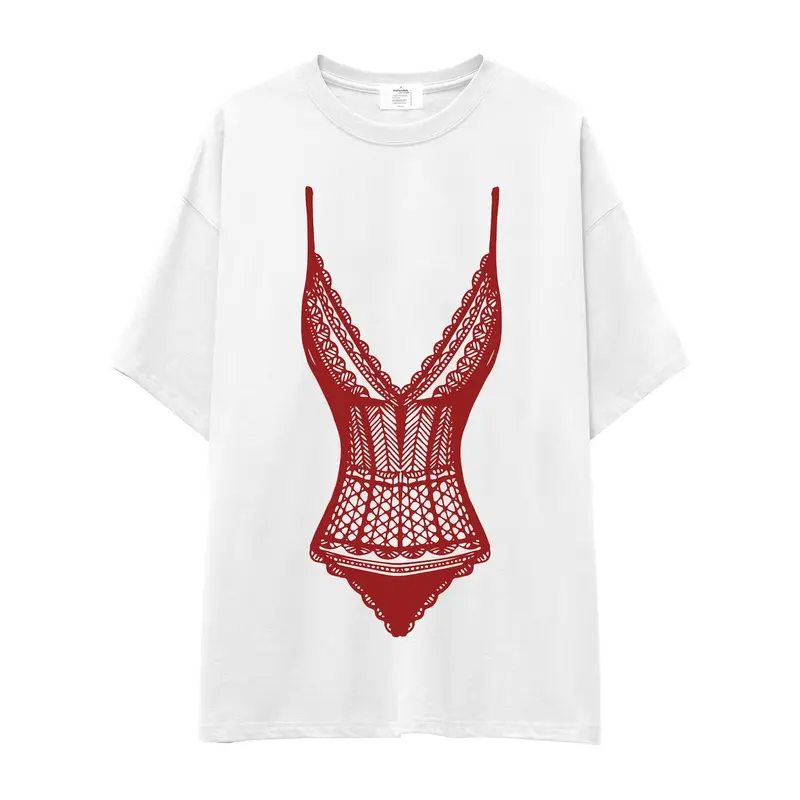 Bordeaux Contour Oversize Tişört
