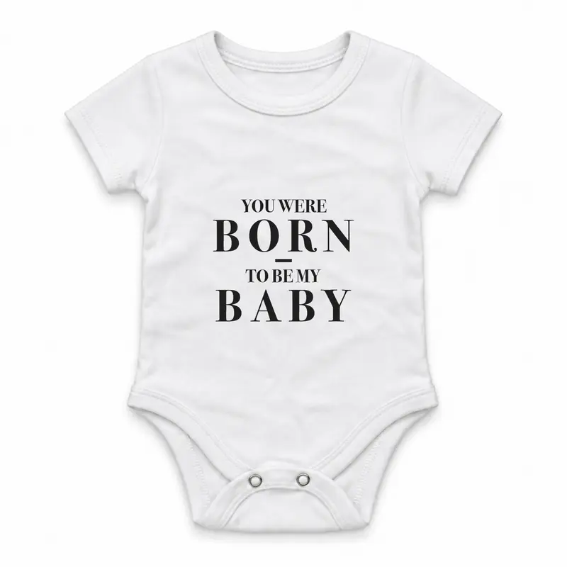 Born to Be My Baby Çıtçıtlı Body
