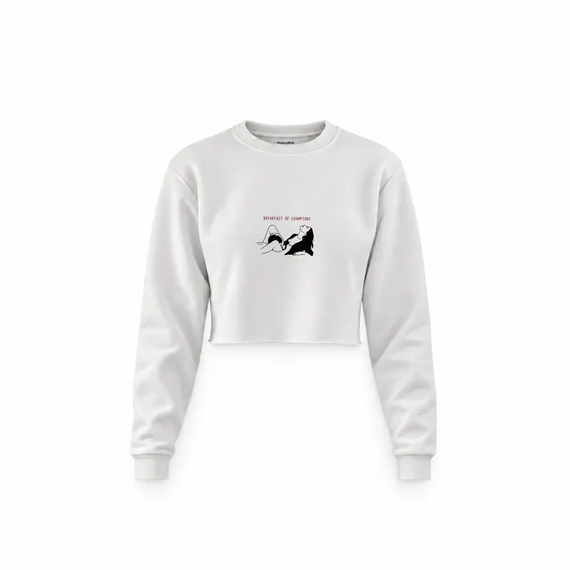Breakfast of Champions Crop Sweatshirt