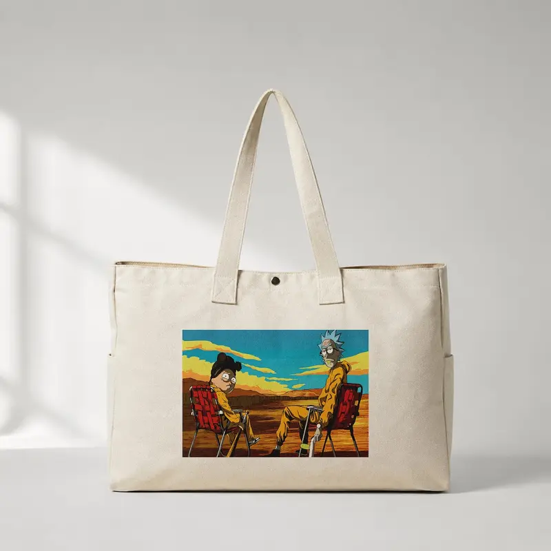 Breaking Bad / Rick and Morty Daily Tote Bag
