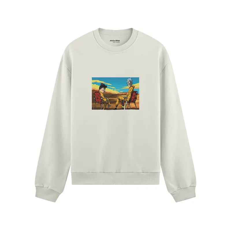 Breaking Bad / Rick and Morty Oversize Sweatshirt
