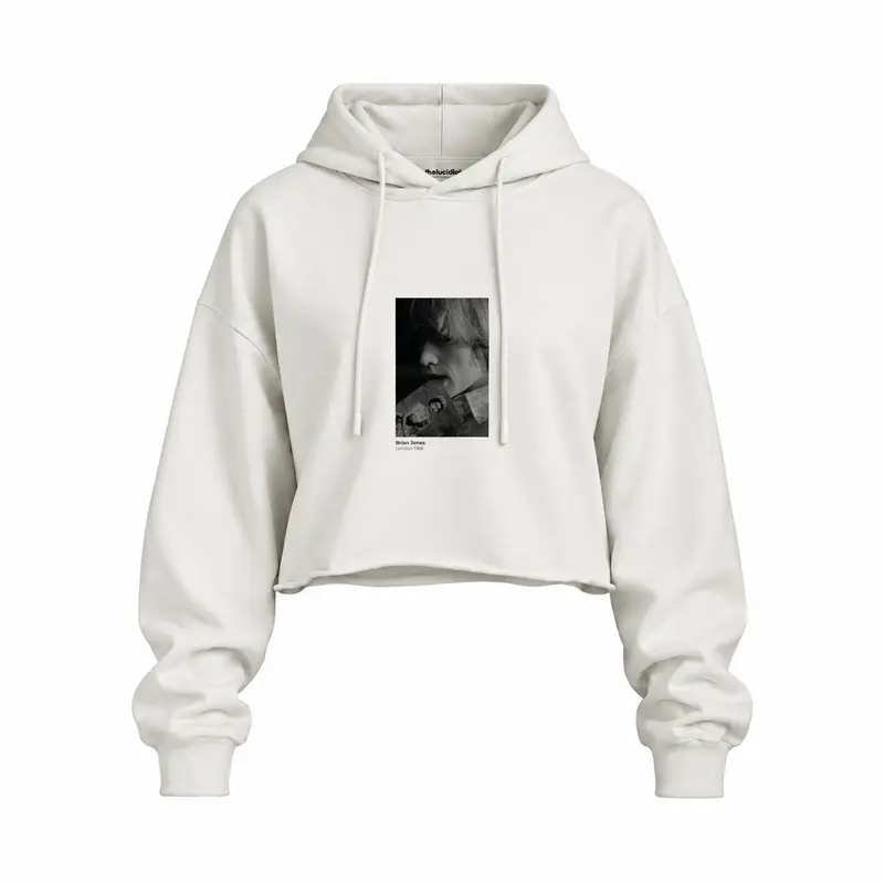 Brian Jones London 1966 Oversize Crop Hoodie