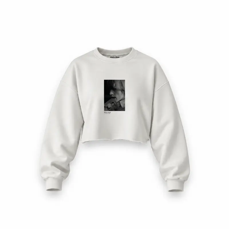 Brian Jones London 1966 Oversize Crop Sweatshirt