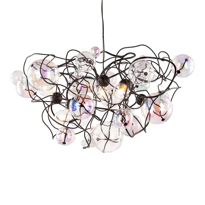 BUBBLES FLOW CHANDELIER ROUND