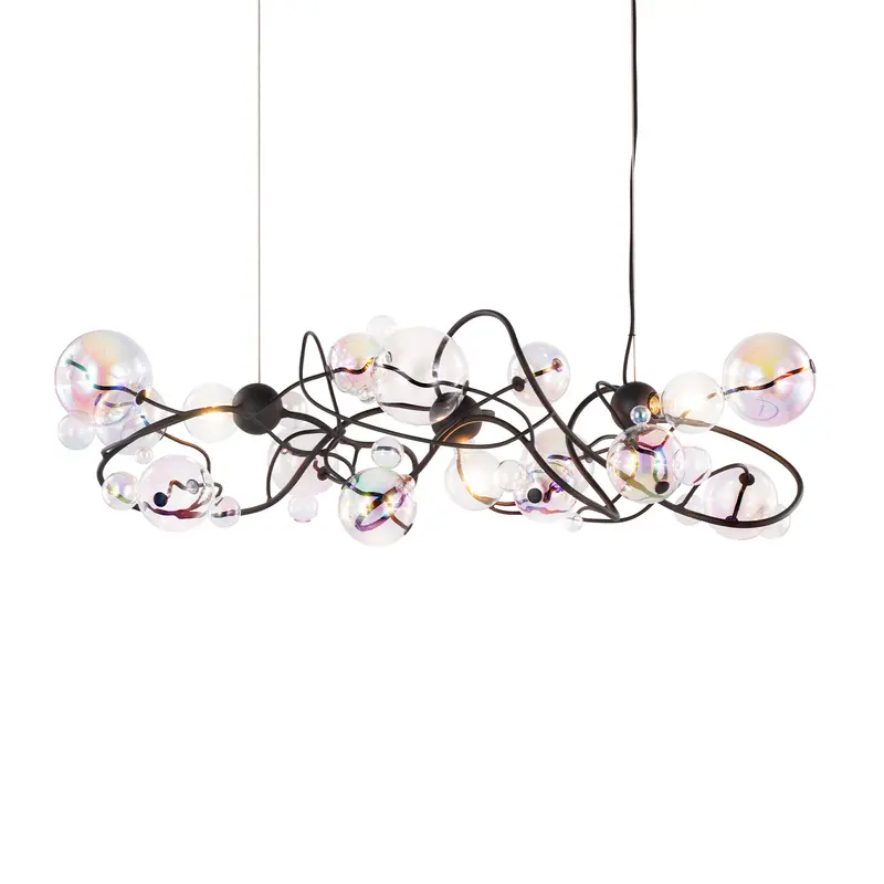 BUBBLES FLOW HANGING LAMP LONG
