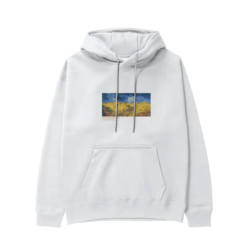 Buğday Tarlası ve Kargalar Hoodie