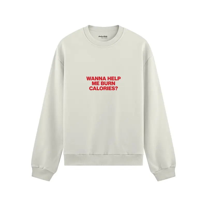 Burn Calories Oversize Sweatshirt