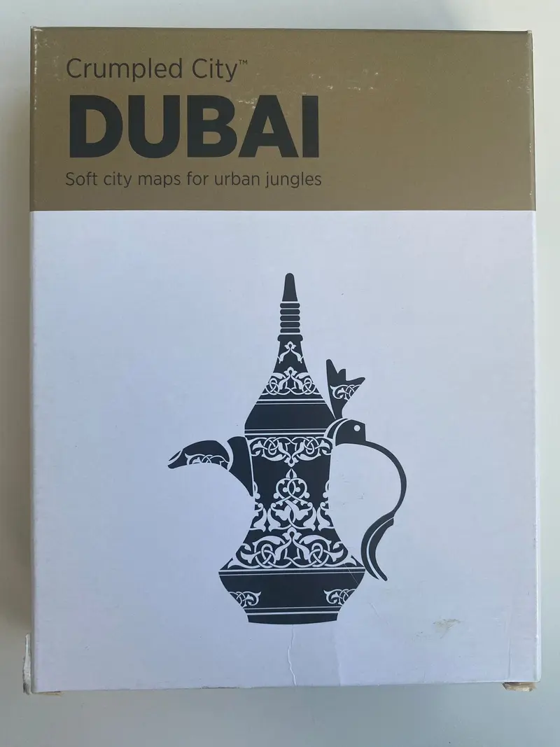 Buruşuk Şehirler Dubai Haritası