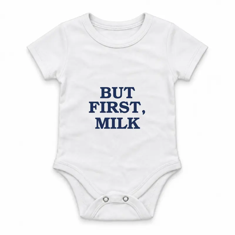But First Milk Çıtçıtlı Body
