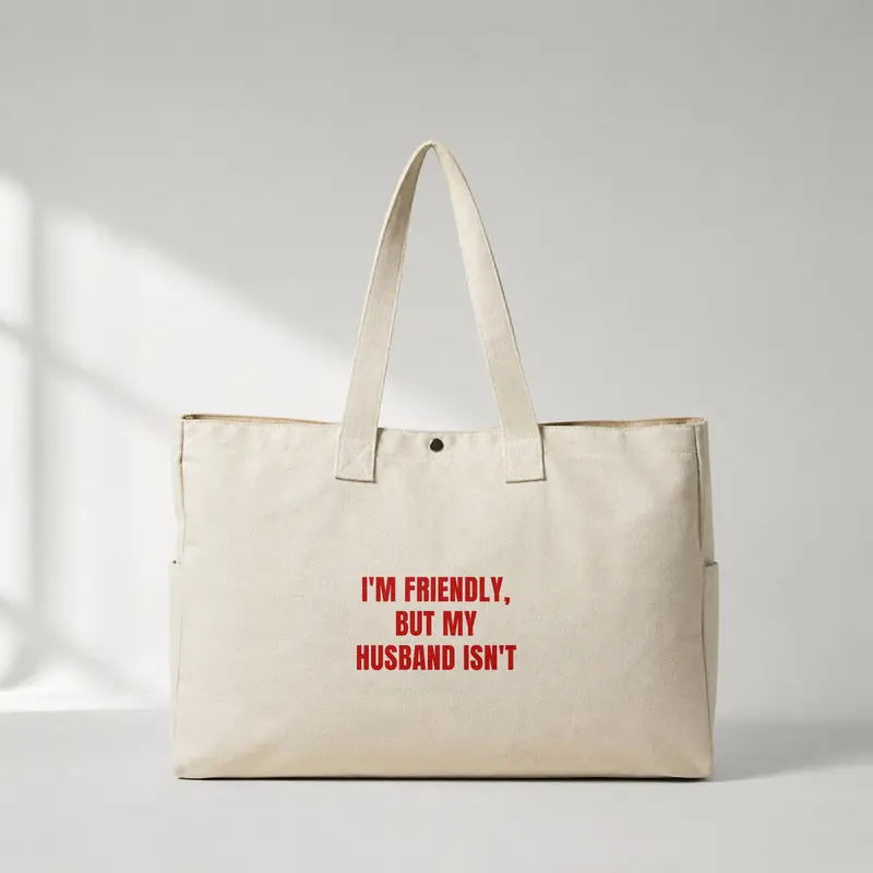 But My Husband Daily Tote Bag
