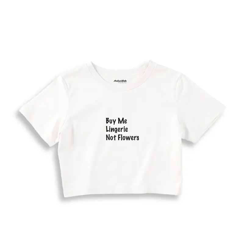 Buy Me Lingerie Crop Tişört