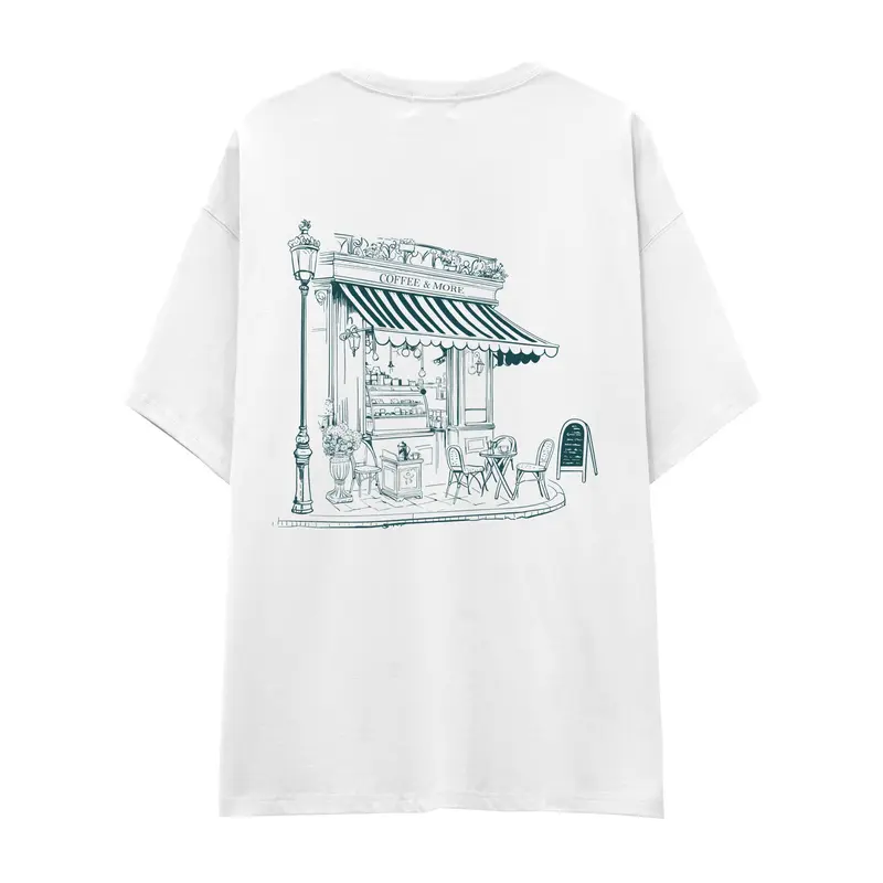 Café de Paris Oversize Tişört
