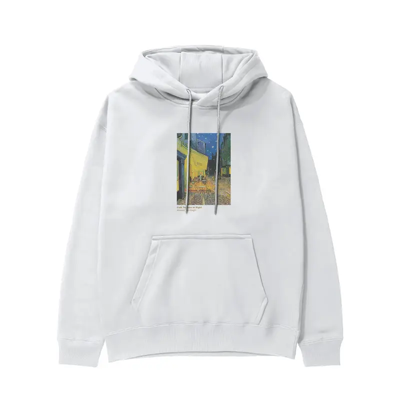 Café Terrace at Night Hoodie