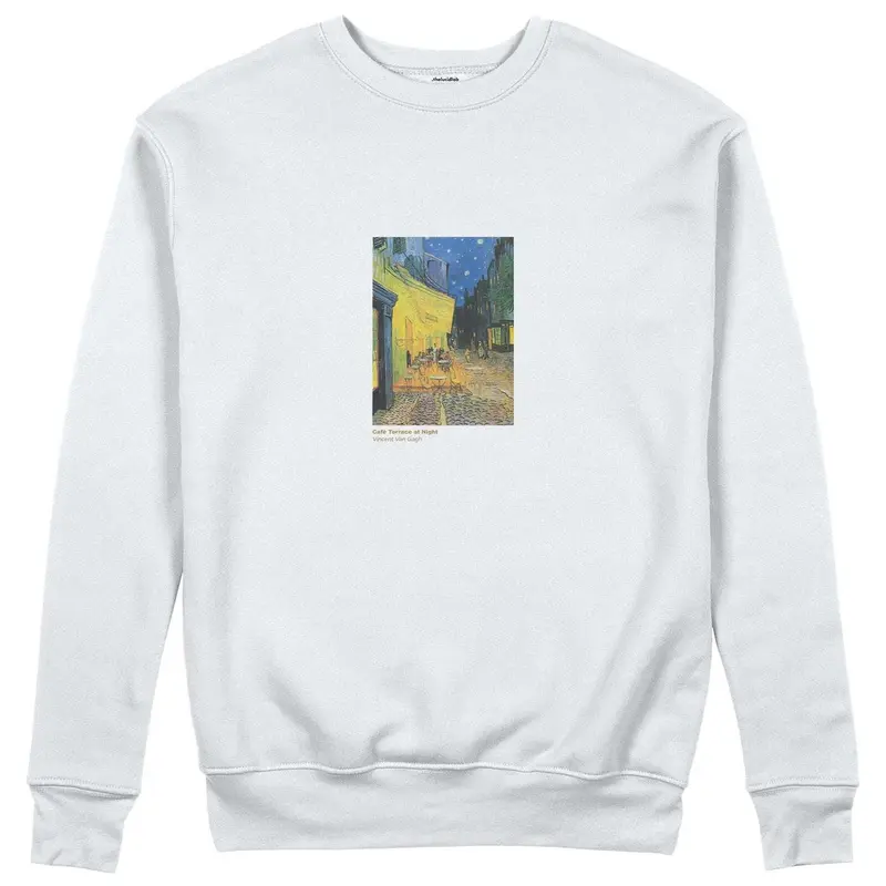 Café Terrace at Night Sweatshirt