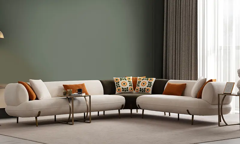 Candy Modern Mini Köşe Koltuk Takımı (330 x 290 cm)