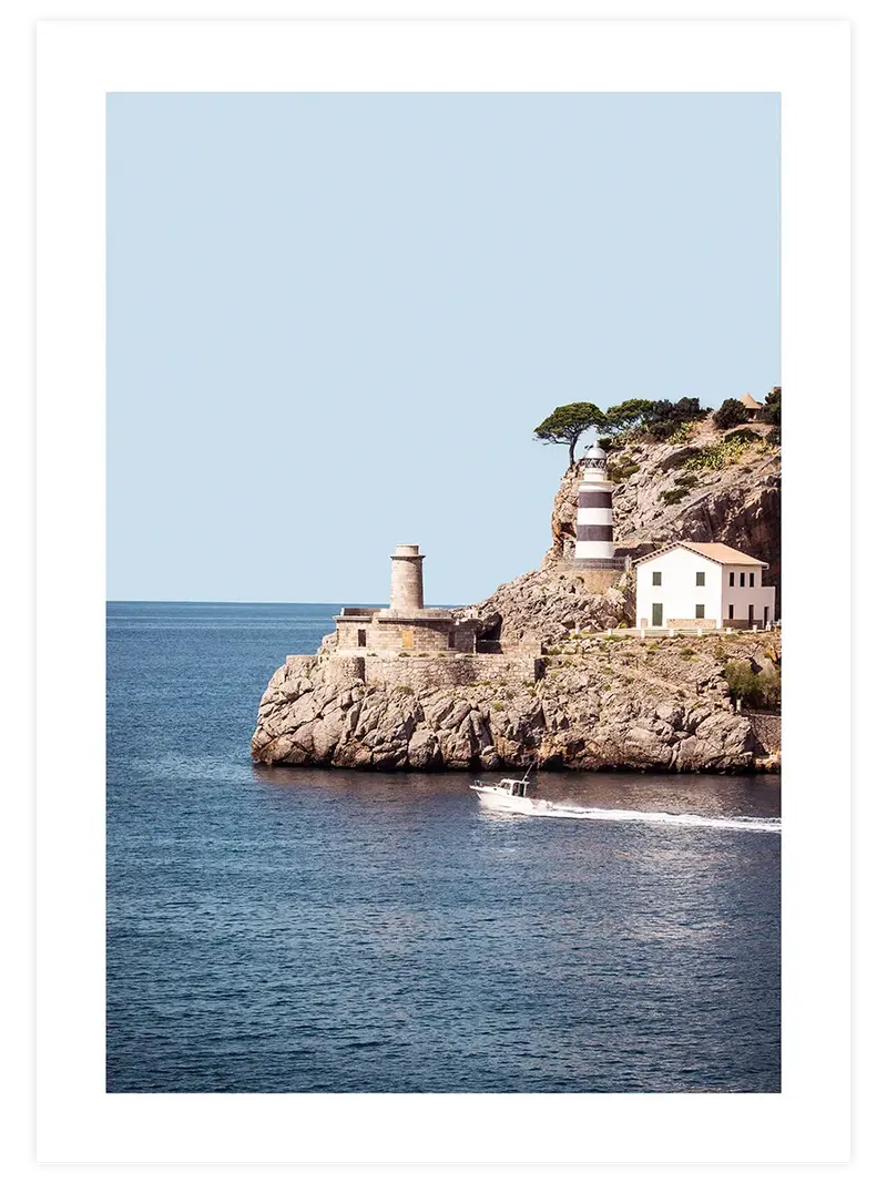 Capri Lighthouse - Art Print