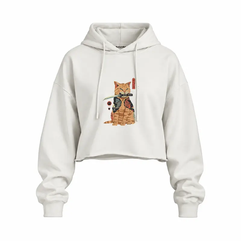 Catana Oversize Crop Hoodie
