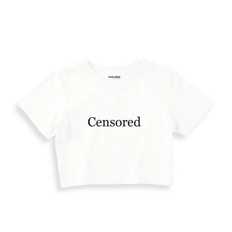 Censored Crop Tişört