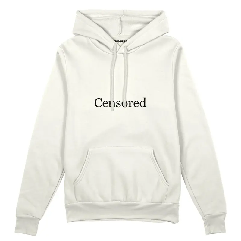 Censored Oversize Hoodie